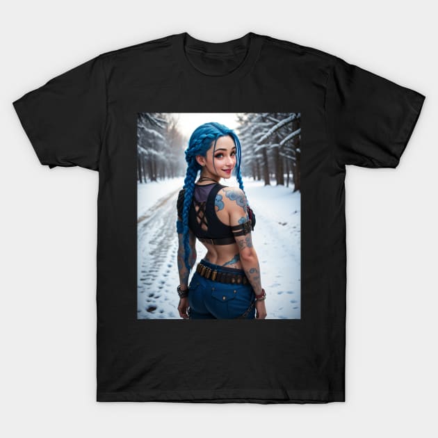 Snowy Wandering T-Shirt by VoidXedis